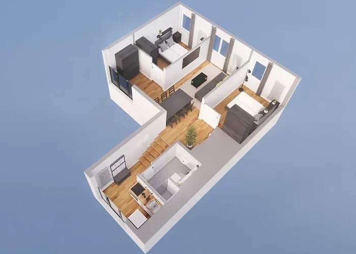 Urban Apartment With 2 Bedrooms